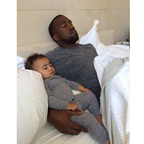 Kanye West, North West, Kim Kardashian, Instagram Kanye West, North West, Kim Kardashian, Instagram
